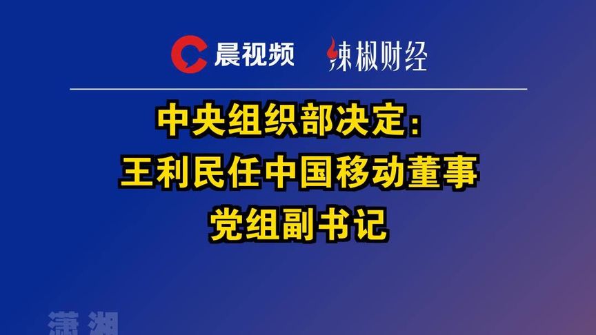 王利民履新中国移动董事，引领数字化转型的核心力量