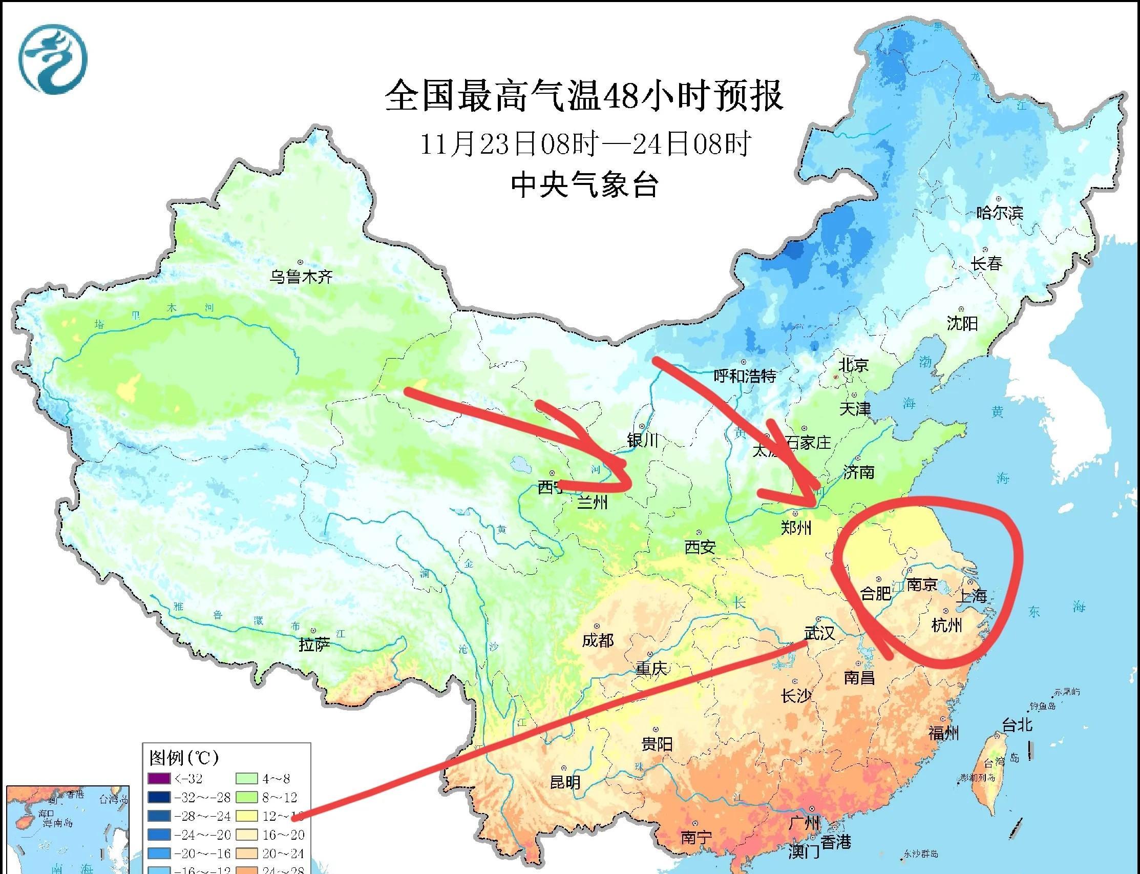 强冷空气影响下的社会应对与生态思考，大江南北的气象巨变